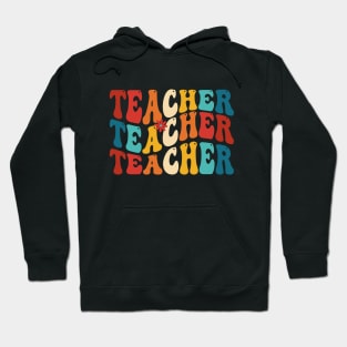 Teacher back to school retro Hoodie